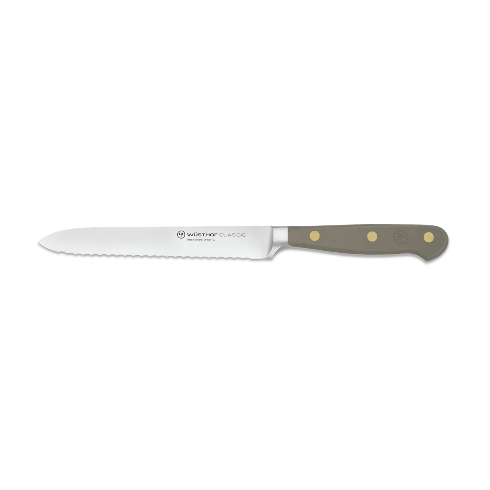 Nůž na uzeninu Classic Colour 14 cm Velvet Oyster Wüsthof 1061708114