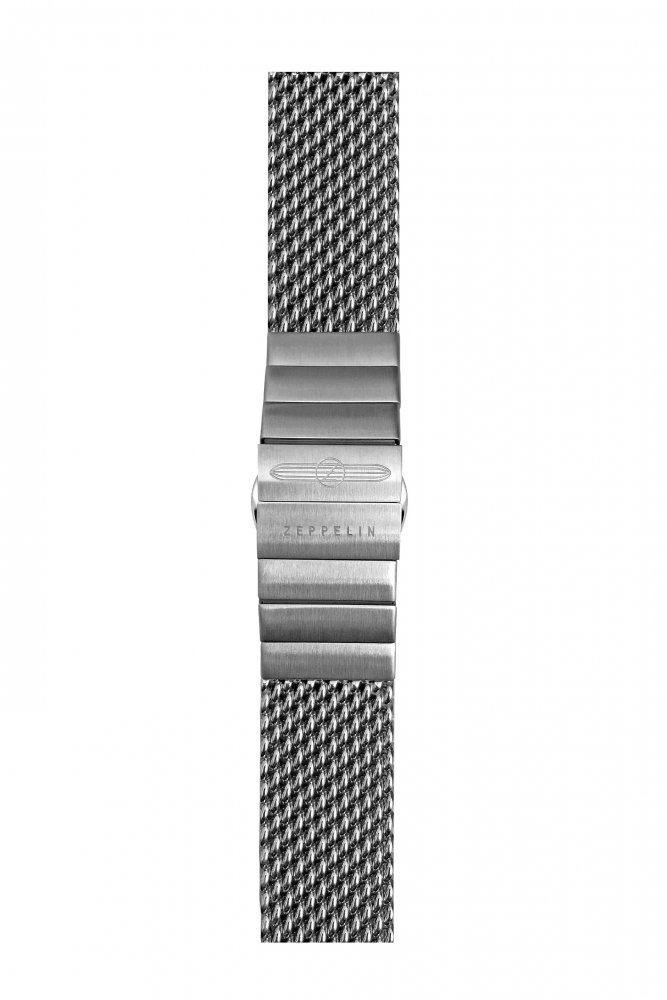 Levně Milánský řemínek Zeppelin 7680M-X, 8680M-X stříbrný 22 cm 9M162122CT000