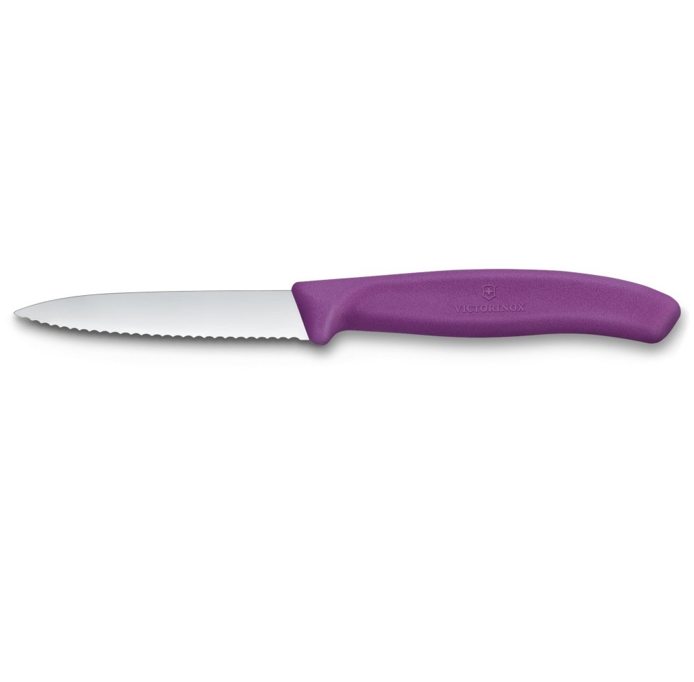 Levně Kuchyňský nůž Victorinox Swiss Classic 6.7635.C1 8 cm, Fialový