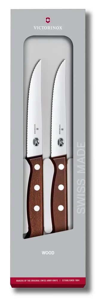 Levně Sada steakových a pizza nožů Victorinox 5.1230.12G 2ks