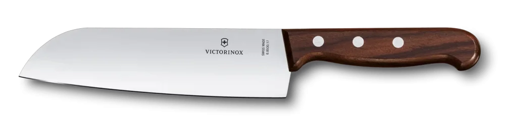 Levně Nůž kuchařský Santoku Victorinox 6.8500.17G 17cm, Wood