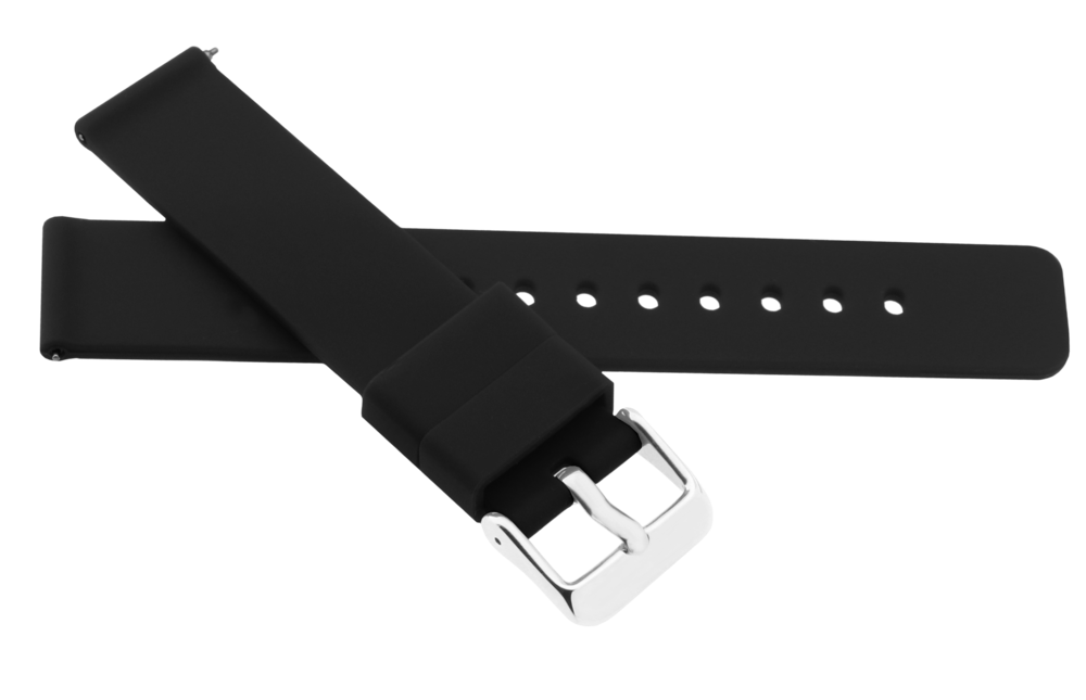 Levně Silikonový řemínek JVD R42501/22 22 mm