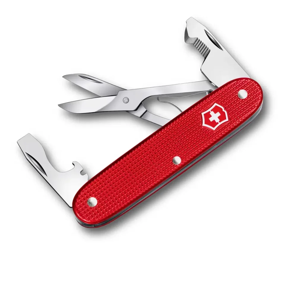 Levně Kapesní nůž Victorinox Companion 0.8170.20 Slim Alox, 93 mm, červený