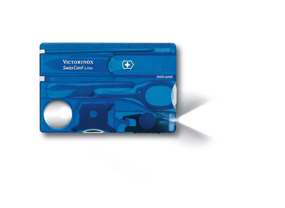 Levně Karta SwissCard Lite Victorinox 0.7322.T2 Modrá