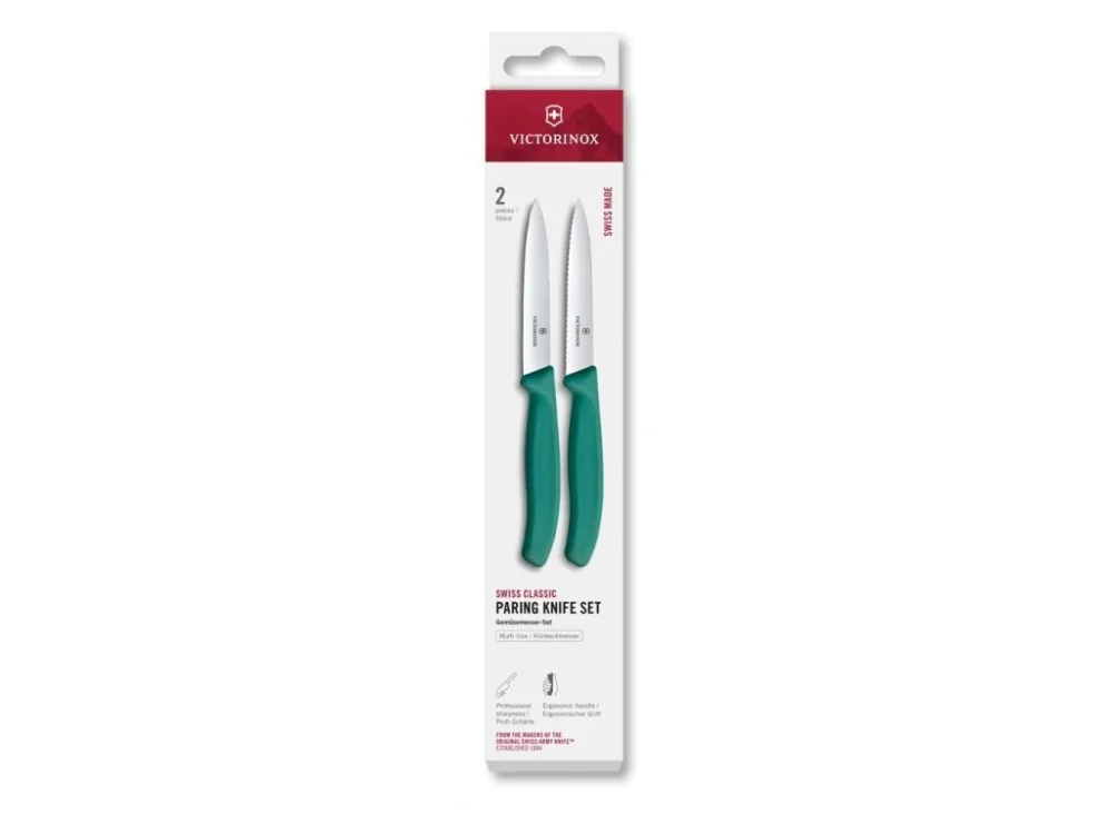 Levně Sada Victorinox 6.7794.2C1 Swiss Classic hladký/zubatý 10 cm, 2 ks