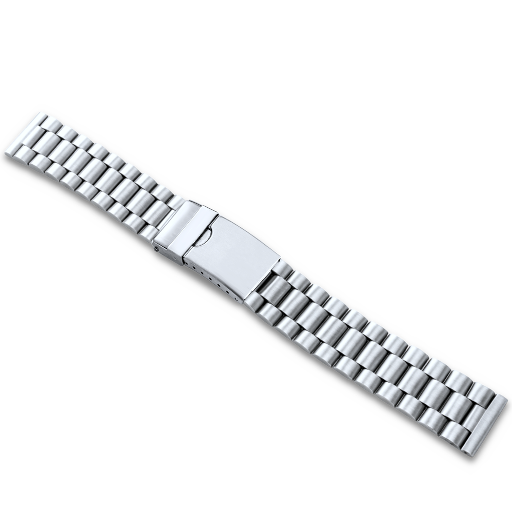 Levně LAVVU LS2DS20 Stříbrný ocelový řemínek - 20 mm