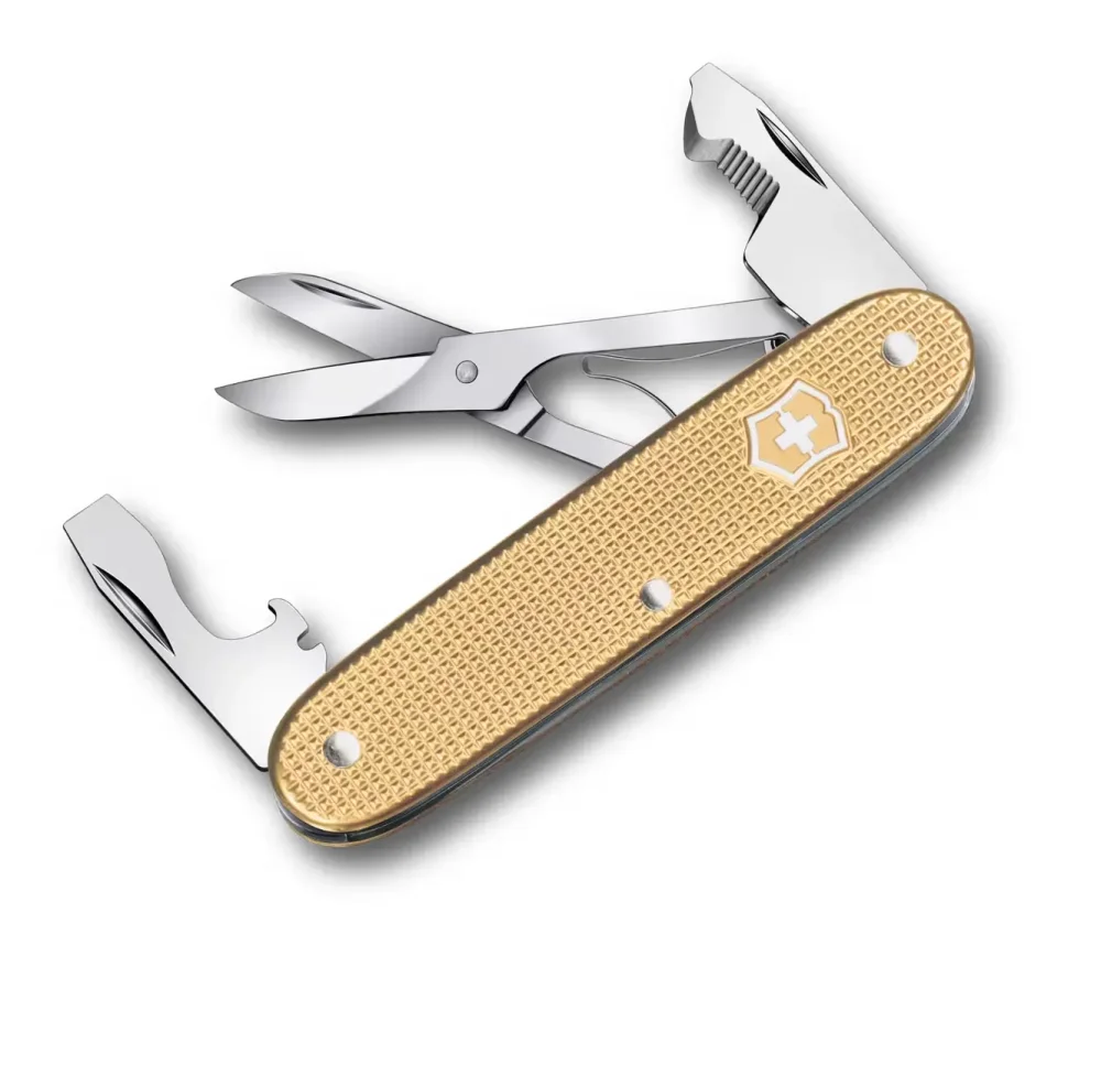 Levně Kapesní nůž Victorinox Companion 0.8170.28 Slim Alox, 93 mm, zlatý