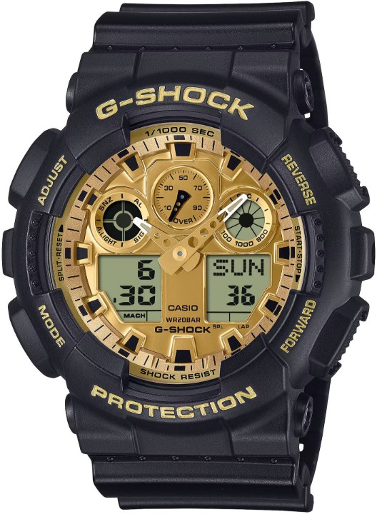 Levně Hodinky Casio GA-100GGB-1A9ER