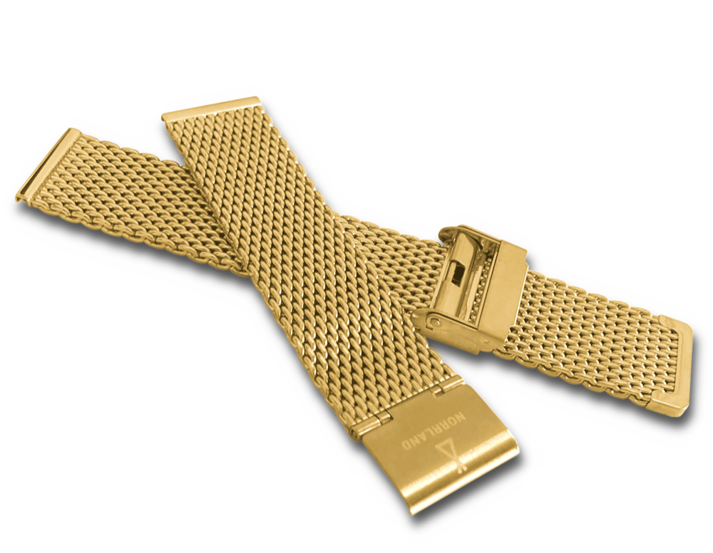 Levně Kovový tah MESH NORRLAND LAVVU LSM0232 Gold - 20 mm
