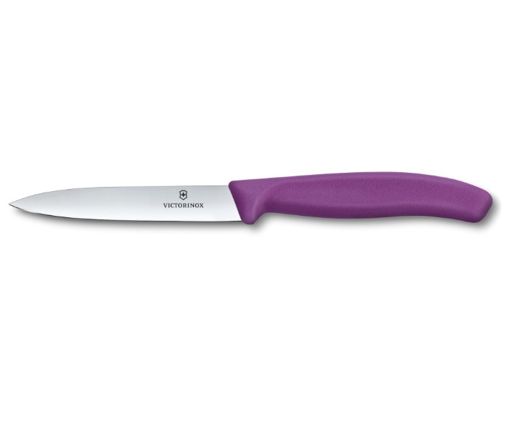 Levně Kuchyňský nůž Victorinox Swiss Classic 6.7705.C1 10 cm Fialová