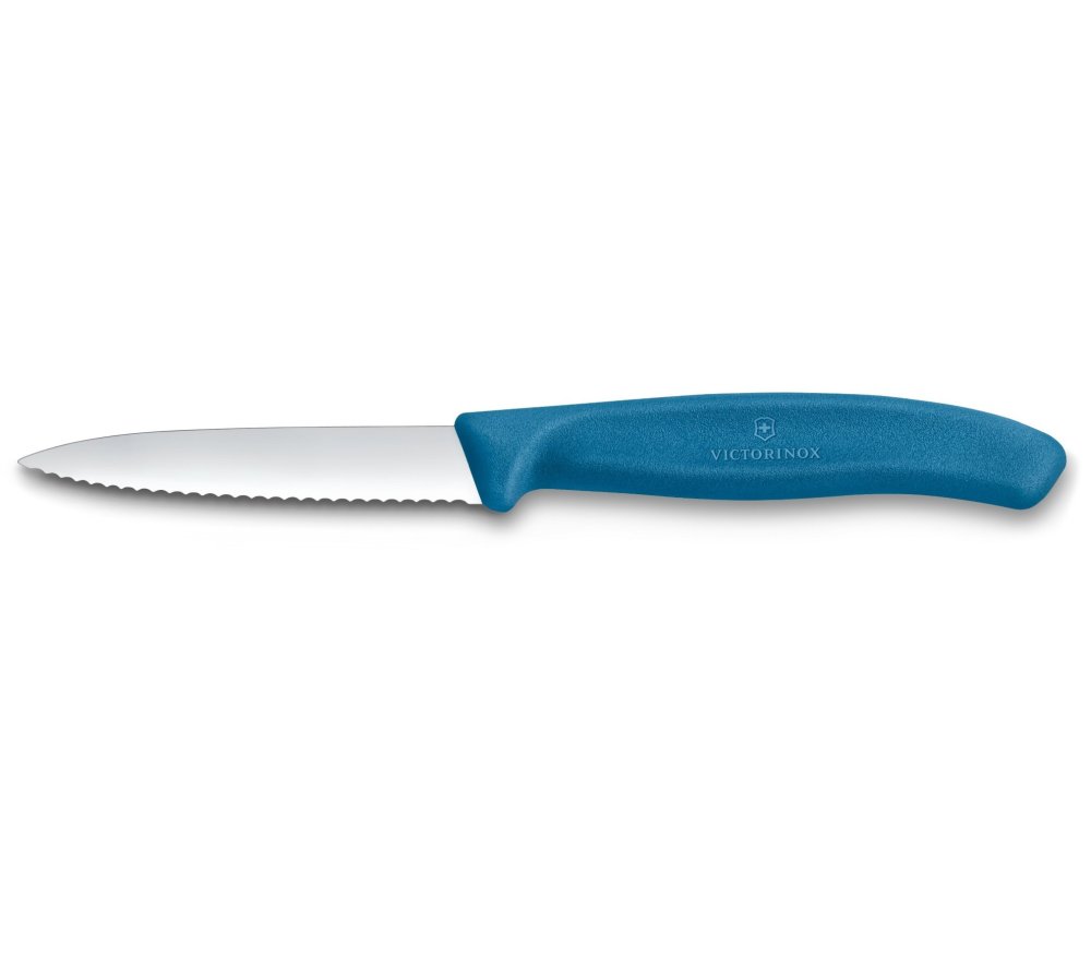 Levně Kuchyňský nůž Victorinox Swiss Classic 6.7632.C1 8 cm, Modrý