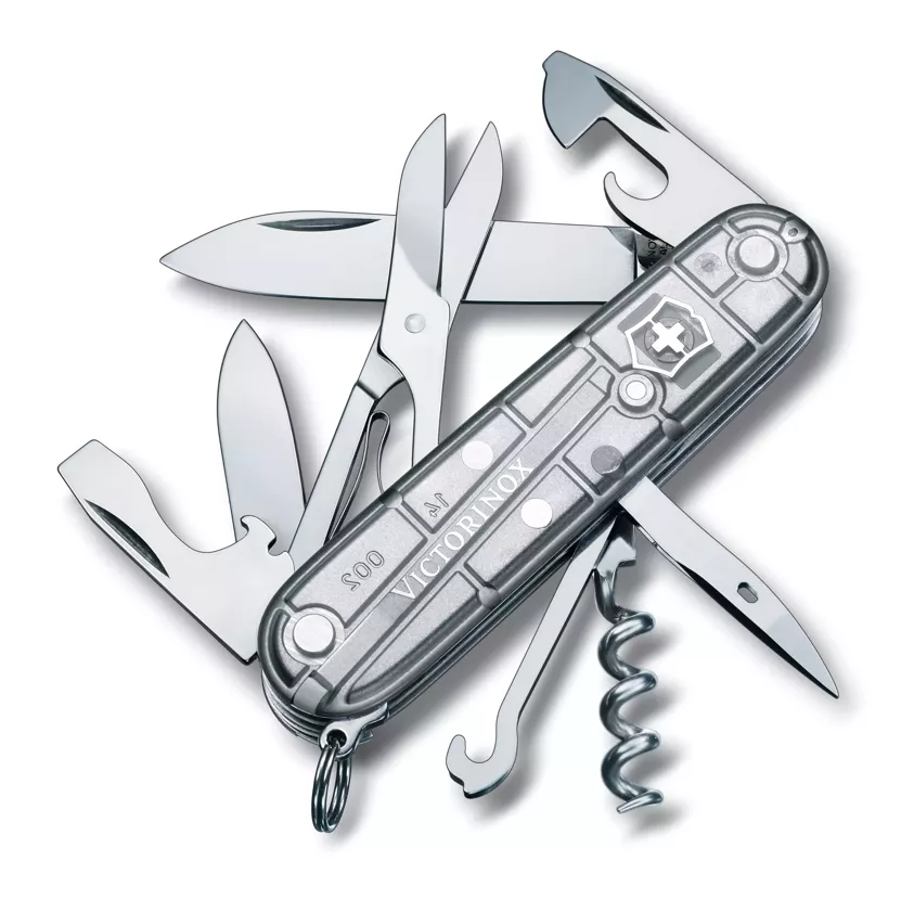 Levně Kapesní nůž Victorinox Climber 1.3703.T7 Stříbrný