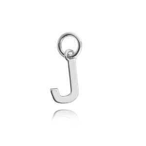 MINET Stříbrný přívěsek drobné písmeno "J" JMAS900JSP00