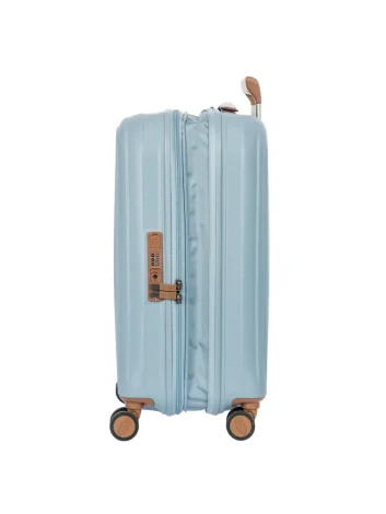 Bric’s BAH08451.022 Taormina Expandable Trolley Suitcase 55 cm, Sky Blue