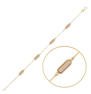 MINET Gold bracelet with stones Au 585/1000 1,65g JMG0156BGB19