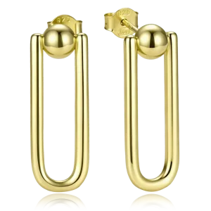MINET Elegant Gold-Plated Silver Earrings JMAN0713GE00