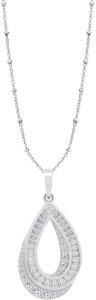 Women's Lotus Silver Glam Necklace LP3842-1/1
