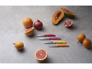 Nôž na zeleninu s vlnitou čepeľou 10 cm Victorinox 6.7736.L9 Oranžový