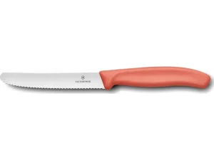Nůž na rajčata Victorinox 6.7839.E170 Swiss Classic 11 cm, Peonie Rose