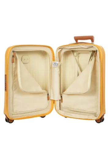 Bric’s BAH08451.227 Taormina Trolley Expandable Suitcase, 55 cm, Honey
