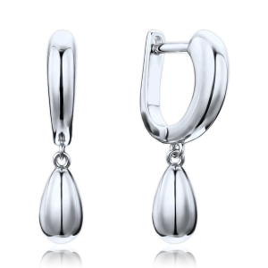 MINET Elegant silver earrings JMAS0294SE00