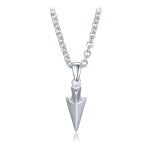 LAVVU Men’s Silver Dagger Necklace JLAM0003SN52