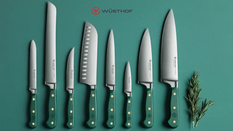 Fresh Rosemary: Nová zelená elegance v kolekci WÜSTHOF Classic Colour background