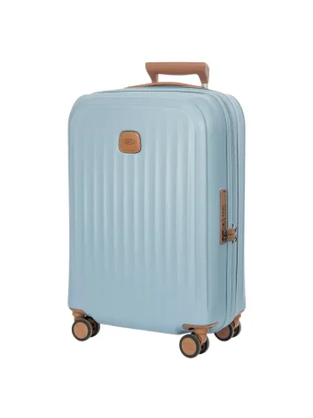 Bric’s BAH08451.022 Taormina Expandable Trolley Suitcase 55 cm, Sky Blue