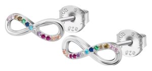 Women's Lotus Silver Infinity Earrings LP1872-4/4