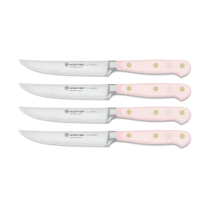 Sada 4 nožů na steaky Classic Colour 12 cm Pink Himalayan Salt Wüsthof 1061760404