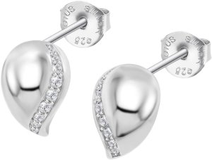 Women's Lotus Silver Trendy Earrings LP3779-4/1