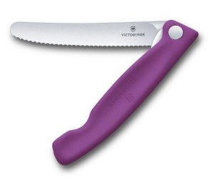 Victorinox Swiss Classic 6.7835.FC1 11 cm Folding Snack Knife, Purple