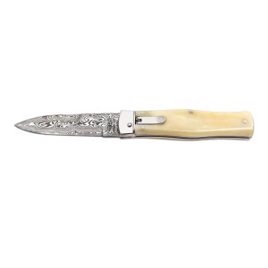 Switchblade knife Mikov Predator 241-DKo-1/KP White