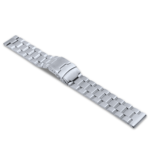 LAVVU LS1AS22 Massive silver steel strap - 22 mm