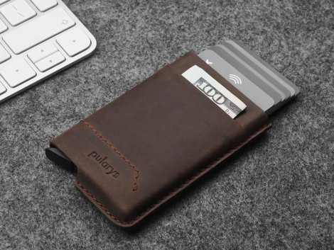 Peněženka Pularys 172428402 GOBI RFID Hnědá