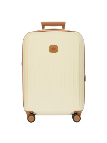 Bric’s BAH08451.014 Taormina suitcase, 55 cm, expandable, Cream