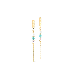 Cube Princess Fusion Blossom gold COEUR DE LION earrings 3031/21-1537