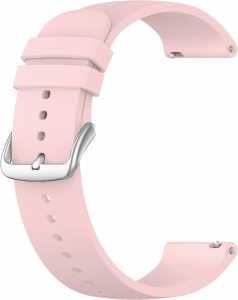 LAVVU LS00P20 Světle růžový silikonový řemínek na hodinky - 20 mm