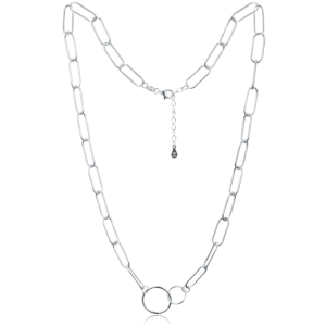 MINET Stříbrný náhrdelník v italském stylu