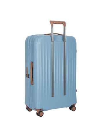 Bric’s BAH08453.022 Taormina Trolley Expandable Suitcase, 75 cm, Sky Blue