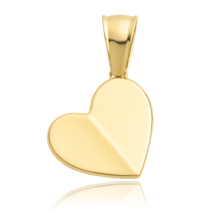 MINET Elegantní zlatý přívěs srdce Au 585/1000 0,90g JMG0231WGP02