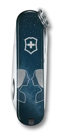 Vreckový nôž Victorinox 0.6223.2GEM CLASSIC SD, 58 mm, Znamenie zverokruhu – Blíženci