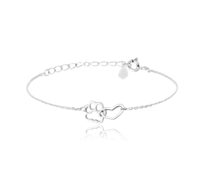 MINET Silver bracelet with heart JMAN0246SB16