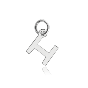 MINET Silver pendant small letter "H" JMAS900HSP00