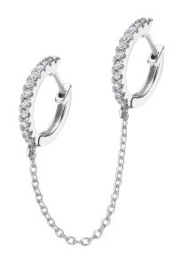 Women's Lotus Silver Earrings LP3332-9/1