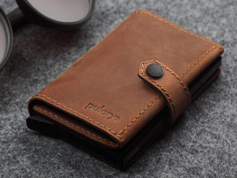 Wallet Pularys 211128406 HIKER RFID Cognac