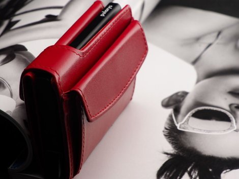 Peněženka Pularys 173913111 SOLO MAX RFID Červená