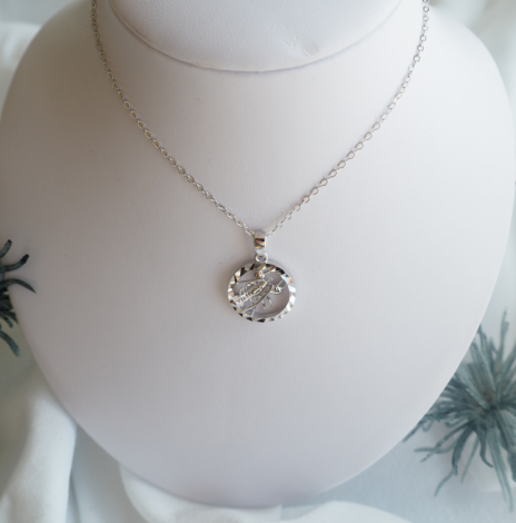 MINET Silver necklace Zodiac sign CANCER JMAS9407SN45