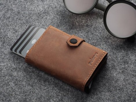 Wallet Pularys 211128406 HIKER RFID Cognac
