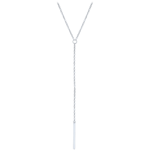 MINET Elegant silver stick necklace JMAS0312SN47